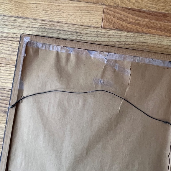 Vintage 70s Man & Woman Wool Needlepoint - Picture 7 of 7